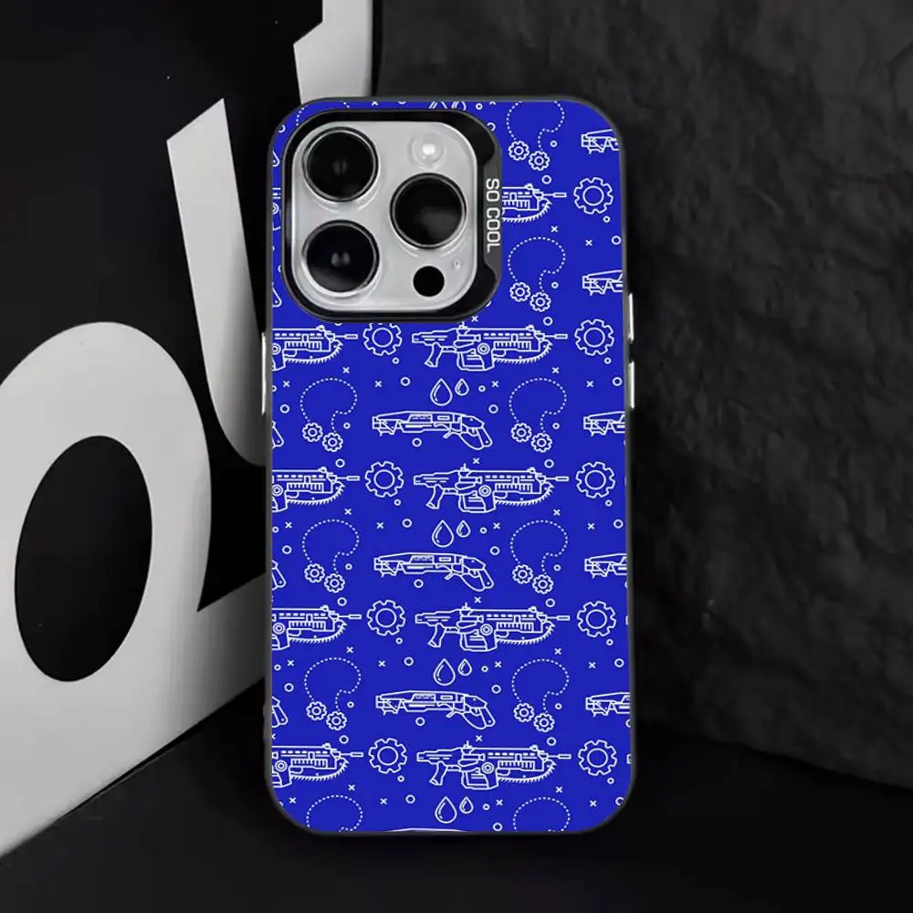 Black Matte Shockproof Gamer Phone Case