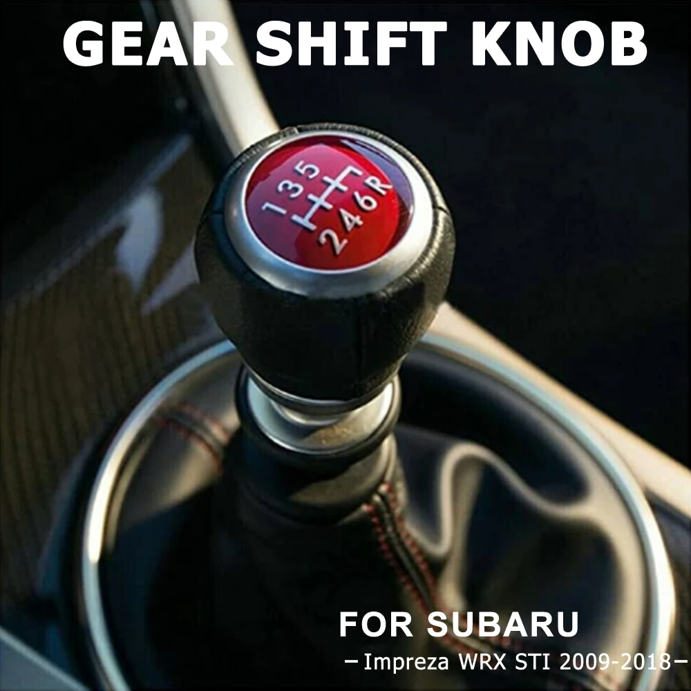 5 6 Speed Gear Stick Shifter Lever Shift Knob For SUBARU LEGACY OUTBACK