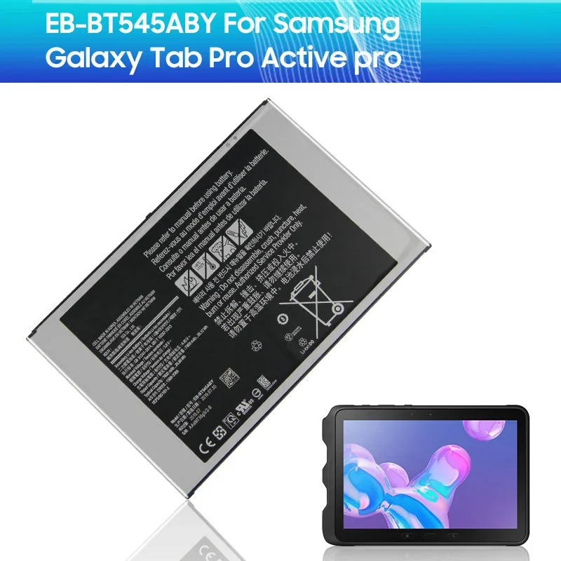 

New Battery EB-BT545ABY for Samsung Galaxy Tab Pro Active Pro T545 SM-T545 Tablet Replacement Battery 7600mAh