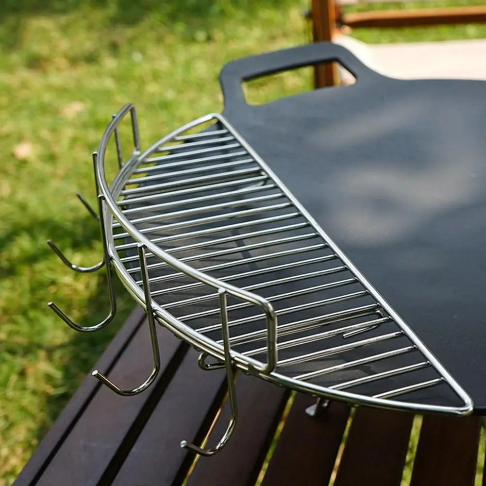

Drain Oil Filter Rack Barbecue Grid Camping Cooking Baking Net Stainless Steel Cooling Rack Wire Grid Cake Food Rack Drain Rack