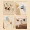 Cute Desktop Cable Organizer Holder Winder Clips Desk Self-Adhesive Mobile Phone Data Cable Management Wire Cord Holder 6