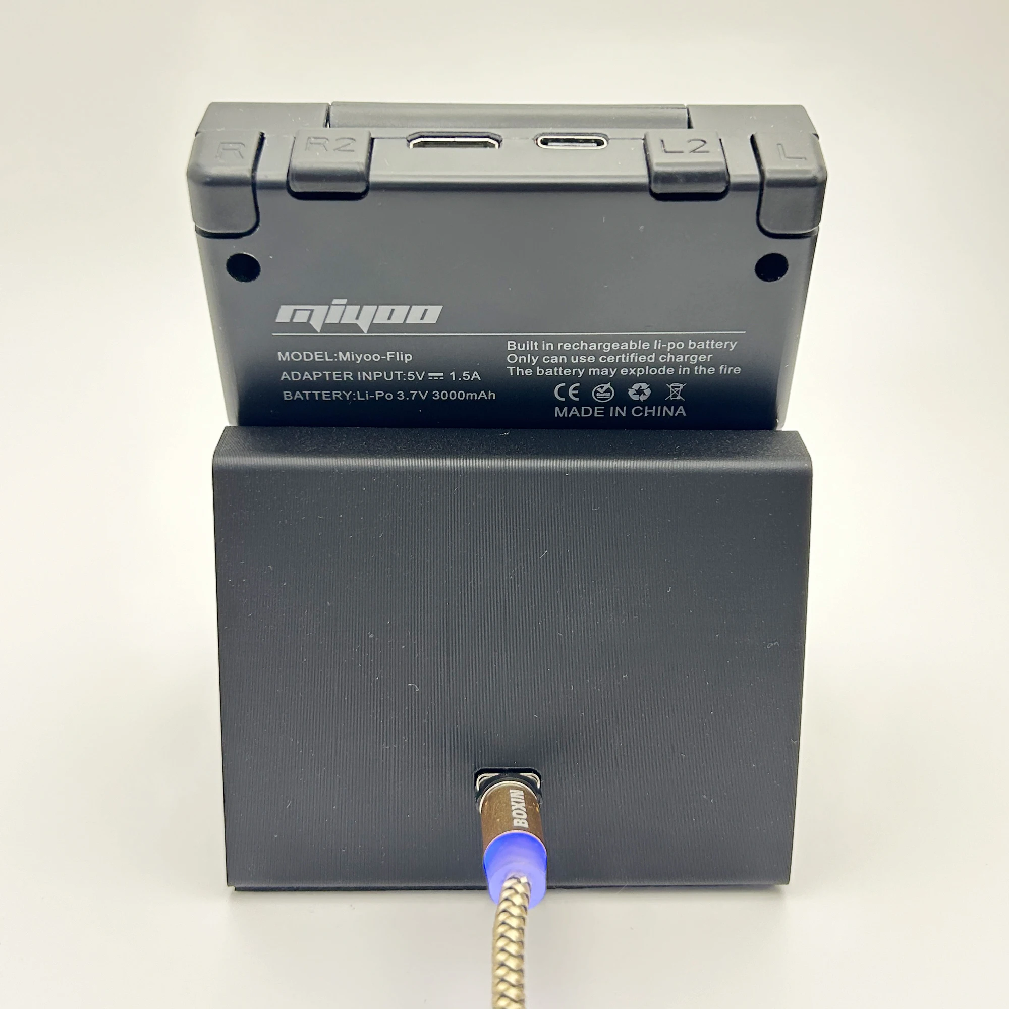 Miyoo フリップ充電ベース磁気充電スタンド DIY アクセサリー充電