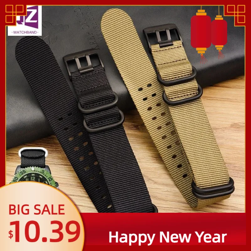 

Nylon Watch Strap 22mm 23mm for luminox 3051 3080 3150 8800 watch band sport mans nato strap watches bracelet long watchbands
