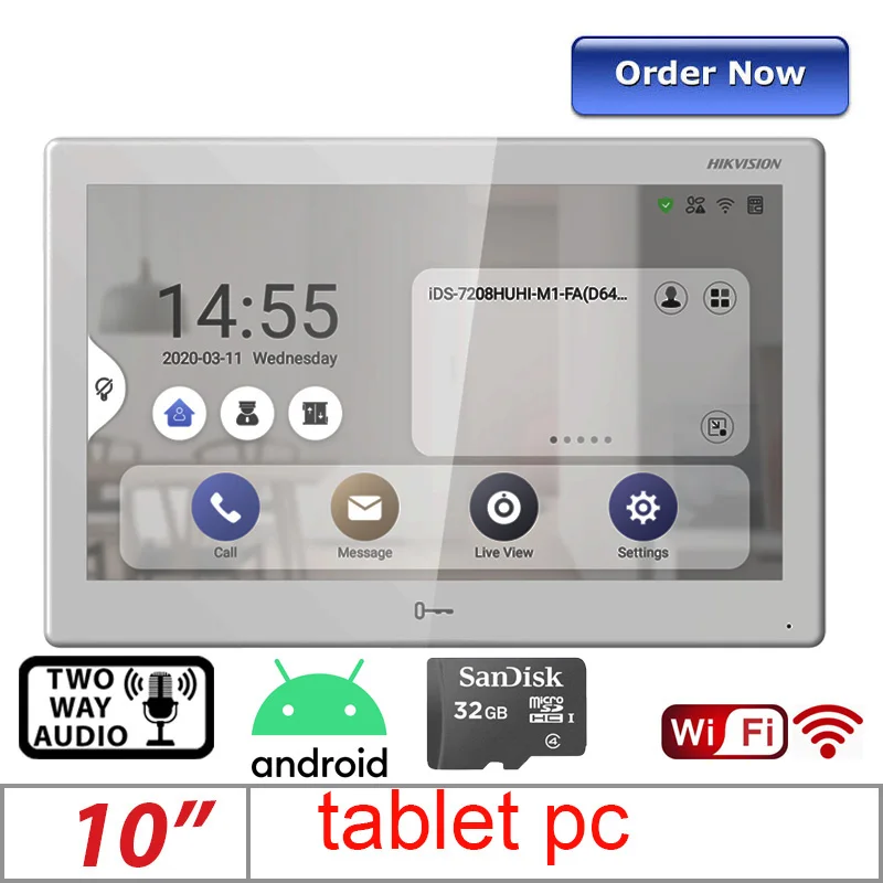 DS-KH9510-WTE1 video intercom monitor