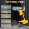 Jet Blower Brushless Violent Turbo Fan 130000RPM 4-Speed Control Wireless Handheld Fan For Dewalt 20V Battery (No Battery) 3