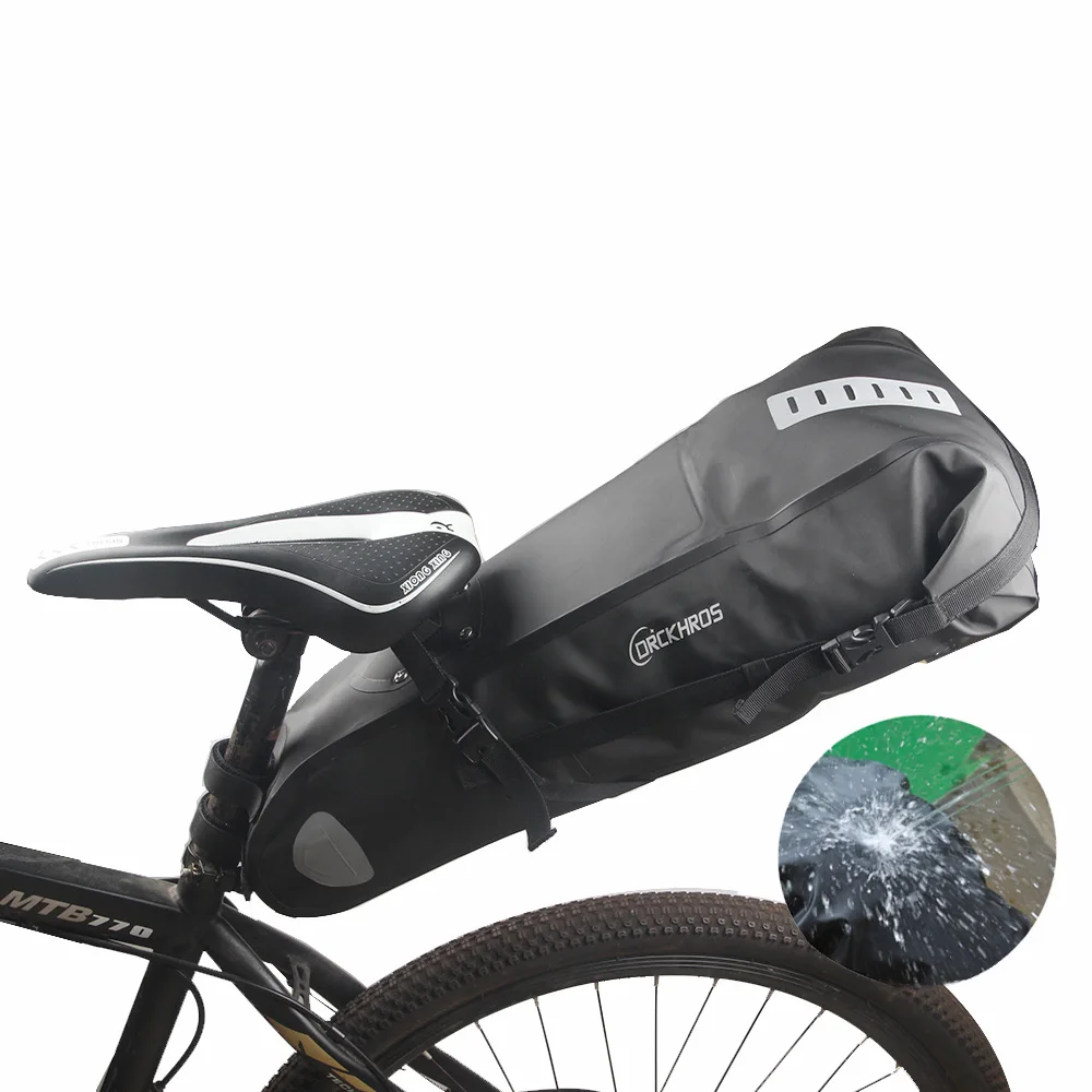Bicycle Tail Bag Waterproof Large capacity Rear Seat Bag Mountain Bike Tail Bag Road Riding