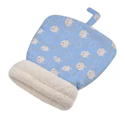 Cozy Fluffy Warmth: Plush Winter Pet Sleeping Bag - 1pcs (Blue)