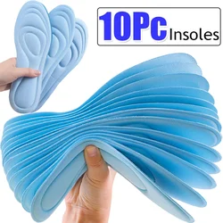 5Pairs 5D Massage Sport Insoles for Shoes Sneakers Memory Foam Orthopedic Insole Deodorization Sweat Absorption Running Cushion