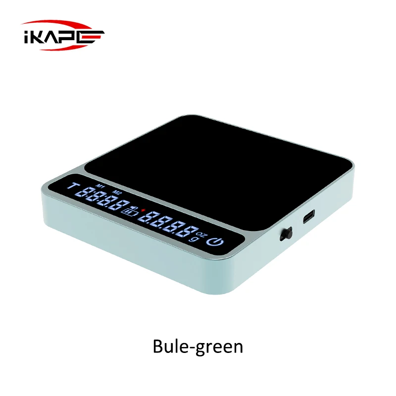 ميزان قهوة رقمي IKAPE V2 مع مؤقت وشاشة زجاجية ذكية...