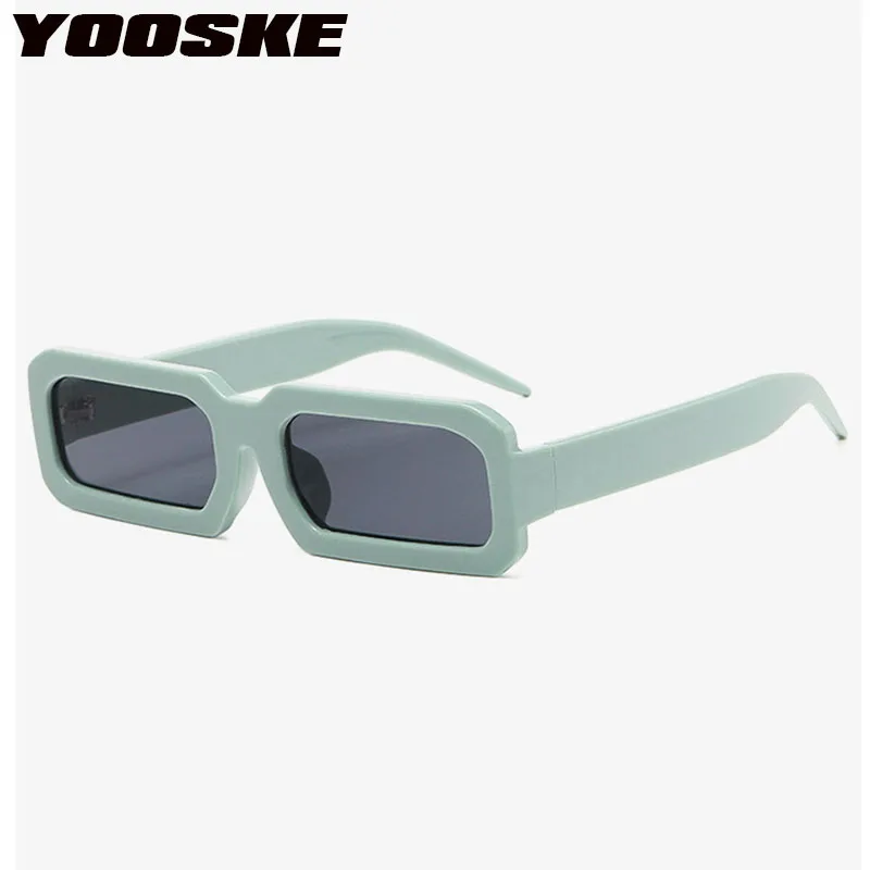 

YOOSKE Retro Small Frame Sunglasses Women Men Luxury Brand Design Sqaure Sun Glasses Ladies Fashion Ins Rectangle Eyewear UV400