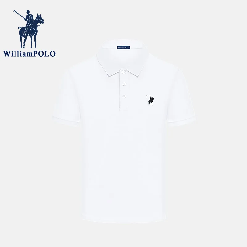 

Men's short sleeve clothes, summer business casual men's tops, solid color lapels, breathable antibacterial summer wear