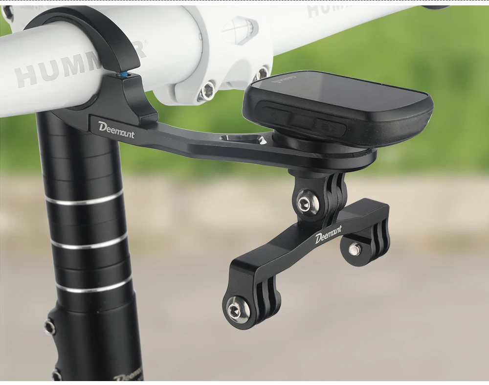 Dual Twin Metall Adapter Sport Kamera Scheinwerfer 1 bis 2 Stecker Fahrrad Computer Halterung Verlängerung Halter Passt GoPro Schnittstelle – Detail 11