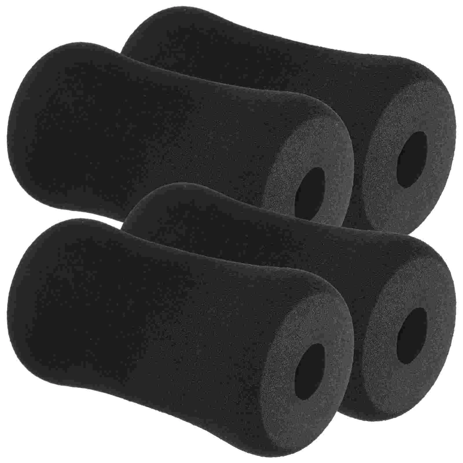 

4 Pcs Foot Pad Roller Sleeve Gym Equipment Pads Fitness Mat Foam Rollers Foams Replacement Sports Component Mats Supply