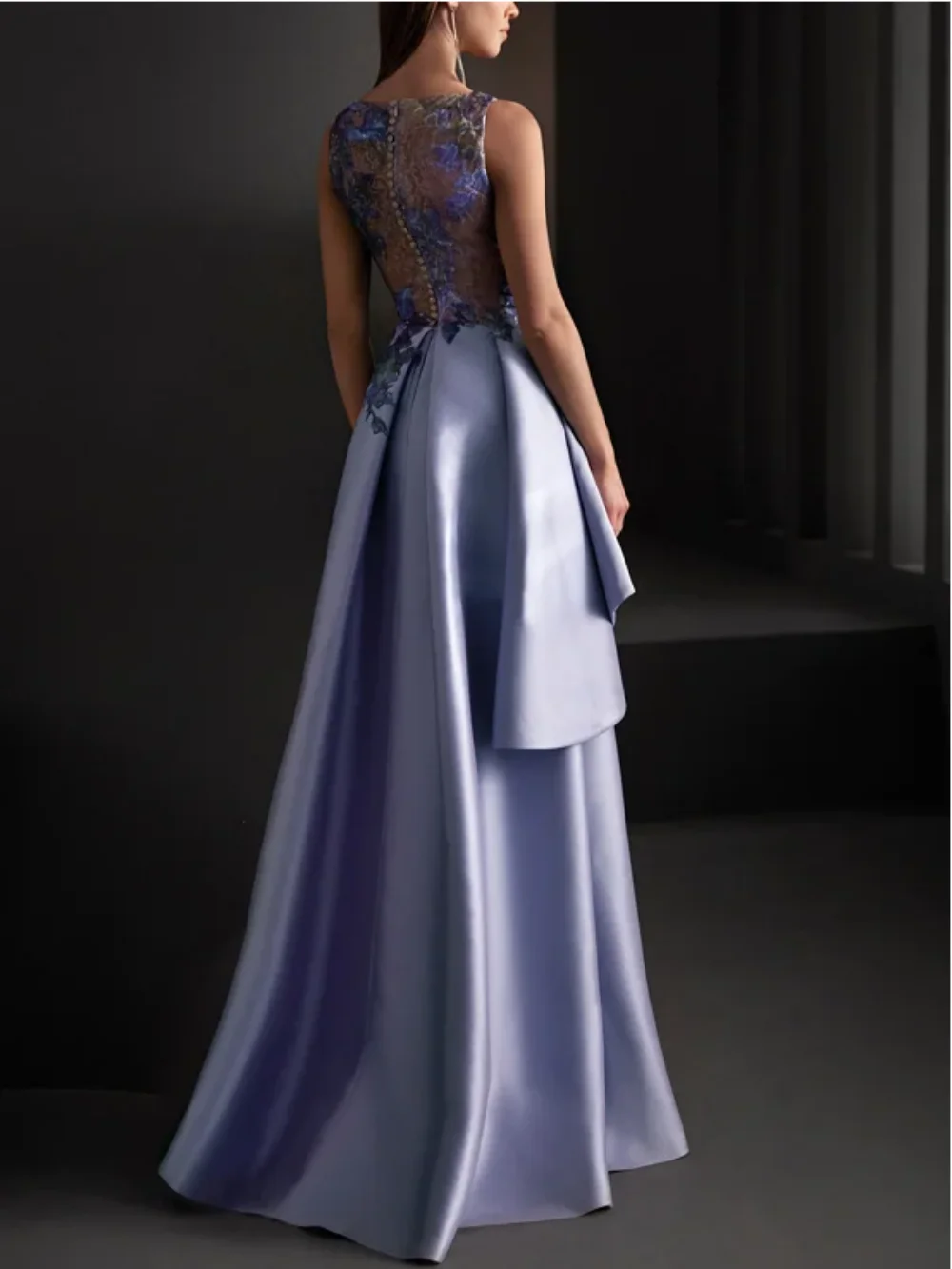 Prom Dress Evening Saudi Arabia Jersey Draped Applique Pleat Prom Mermaid O-Neck Bespoke Occasion Gown Long Dresses