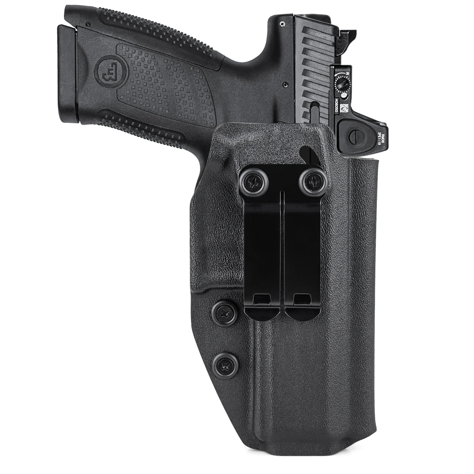 IWB Kydex Holster for CZ P10 S C F SC P10S P10C P10F P10SC Red Dot Optics Cut Appendix Inside The Waistband Concealed Carry 2