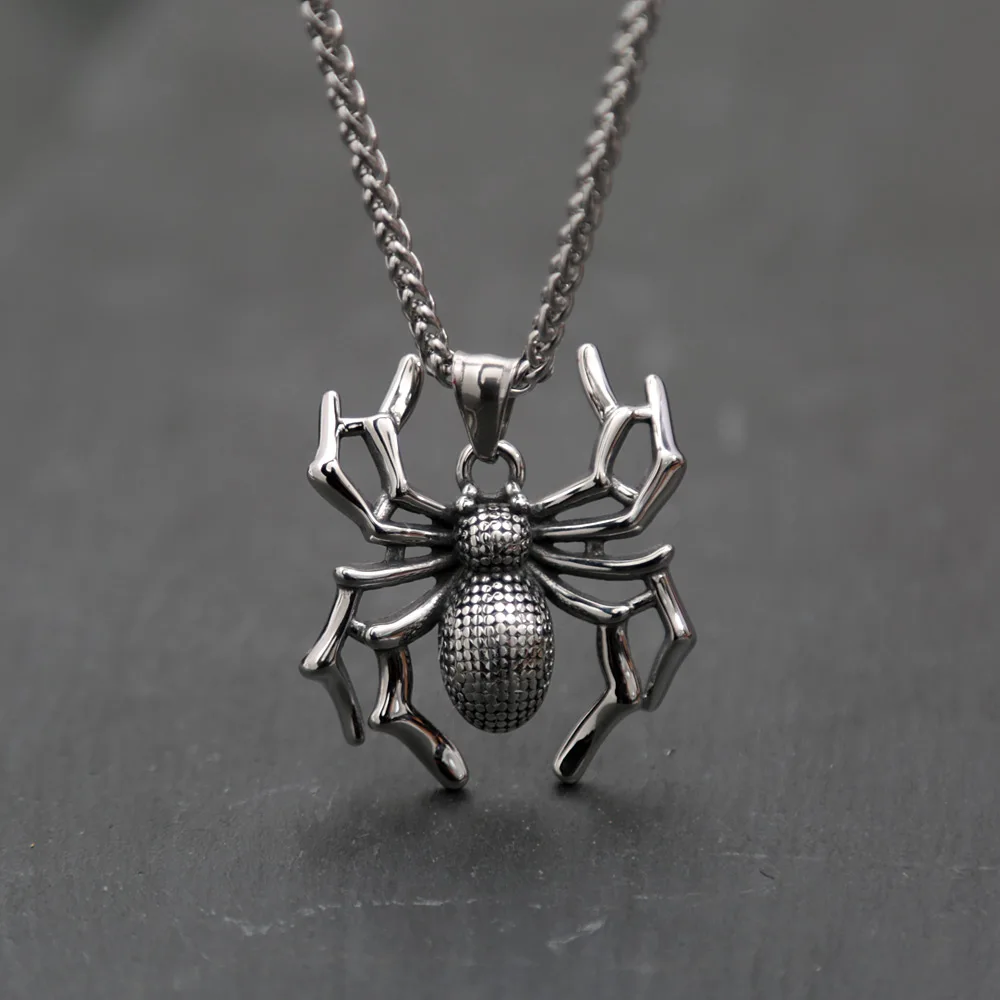 Marvel X RockLove // Black Widow Spider Necklace - Marvel X RockLove Jewelry  - Touch of Modern