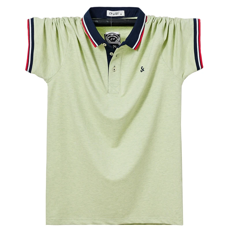 

2022 T-shirt for Men Business Casual Plus size 6XL 5XL 4XL XXXL Men Polo Shirt Cotton Shirt Men Camiseta mens shirt Polo for Men
