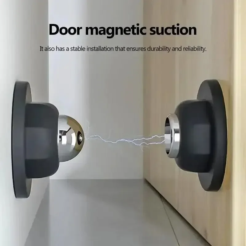 Silicone Door Stopper Hotel Household Strong Magnetic Strong Mute Door Touch Anti-collision Stall