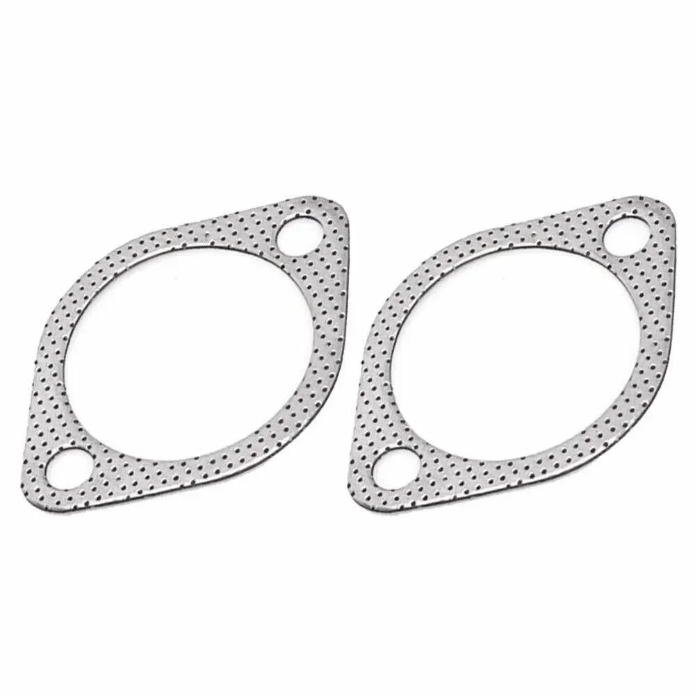 2 Bolt Flange Gasket 2* 3" Inch 76mm Downpipe Exhaust Metal Multi Layer
