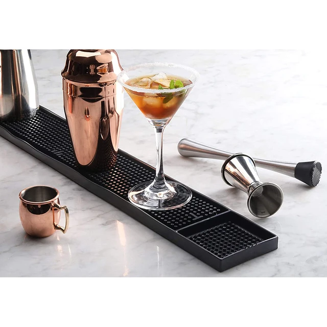 Black Rubber Bar Mats, Bar Service Spill Mats for Counter Top, Bar Mat for  Cocktail and Coffee Bar Countertop Mats - AliExpress