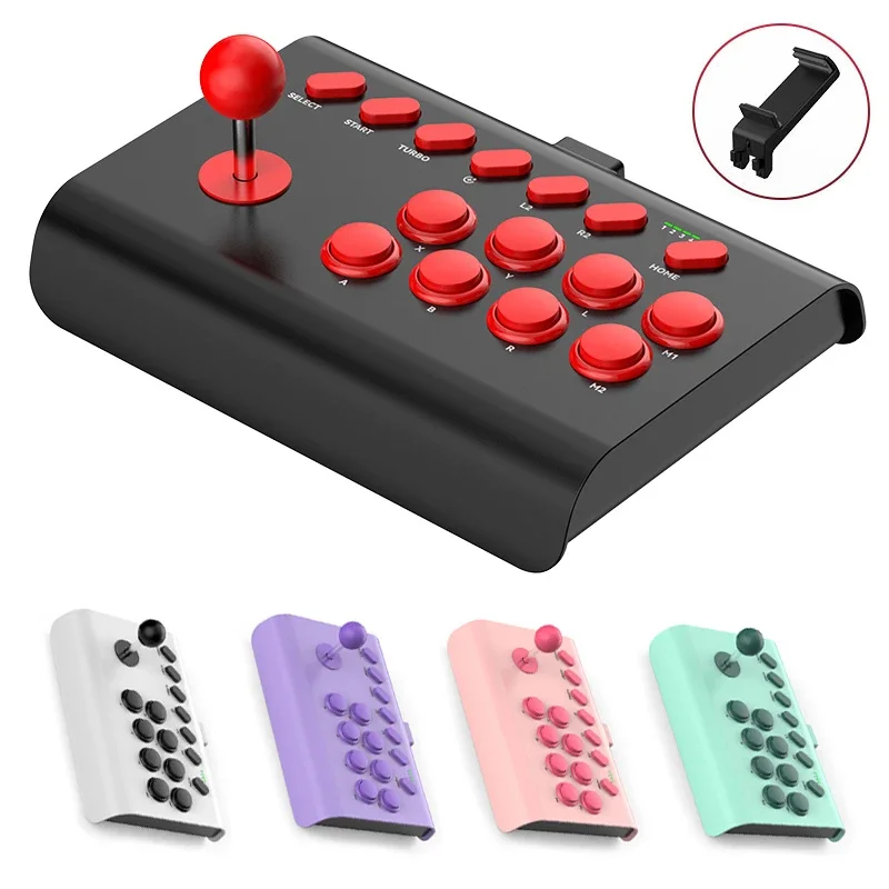 Y02 Wireless Arcade Games Control Rocker Per Ps4 Switch Console Controller Pc Tv Android Ios Phones Joystick Accessori Per Gamepad