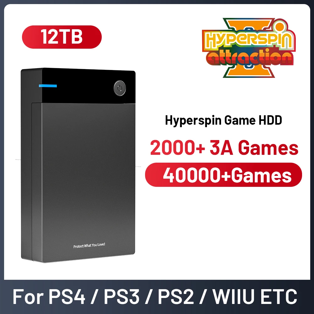 New Hyperspin Attraction Gaming HDD Retro Game Console with 40000 Games new-hyperspin-attraction-gaming-hdd-retro-game-console-with-40000-games