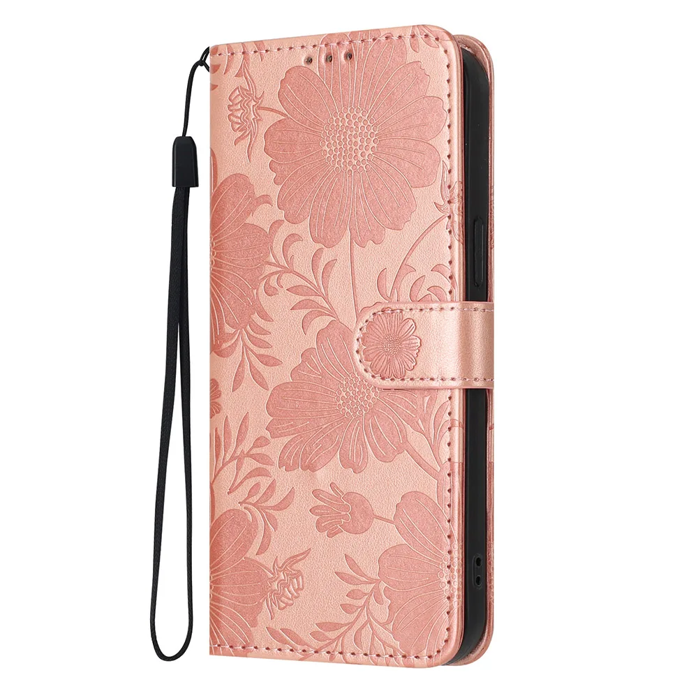 Elegant Leather Wallet Phone Case with Card Storage