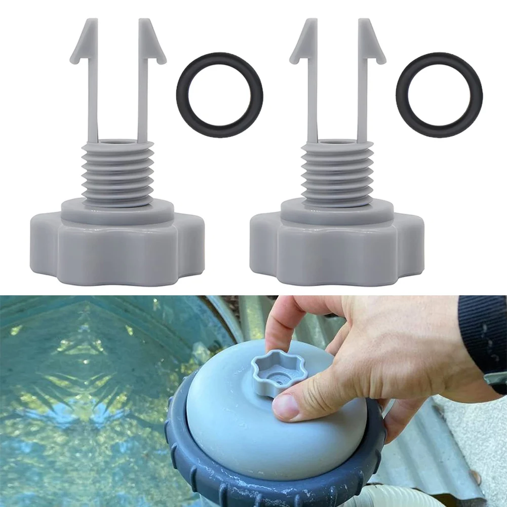 RYQ Valvola Di Sfiato E O-Ring Di Ricambio Per Filtro Pompe Intex – Modelli 10460 E 10264 - 3