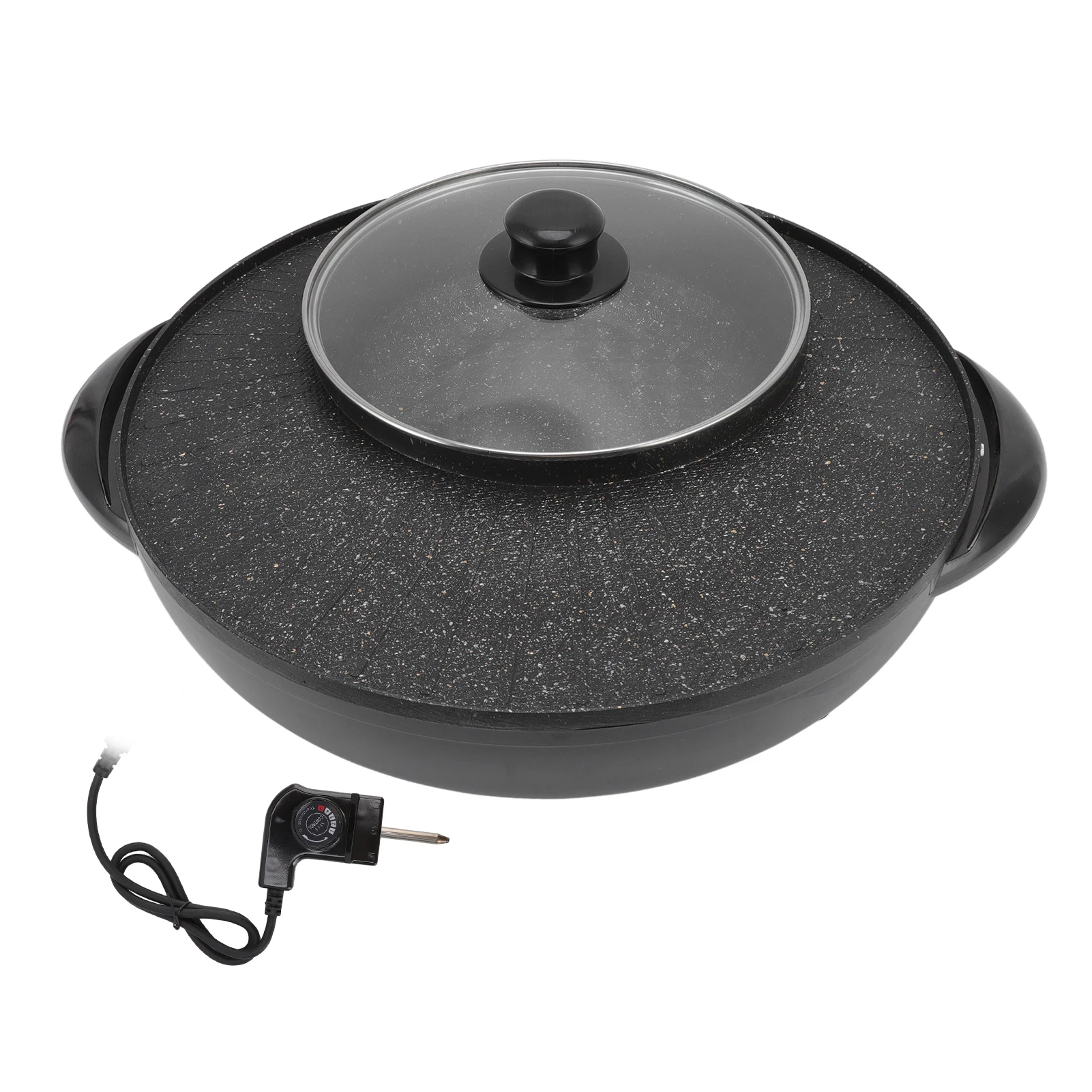 Barbecue Pot 5 Temp Control Overheating Grill Hot Pot Multi Functional for Fry for Party Home