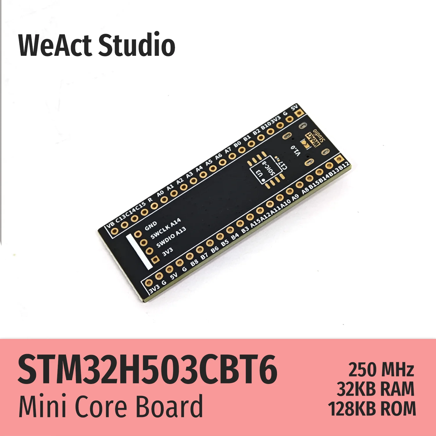 WeAct STM32H503CBT6 STM32H503CB STM32H503 STM32H5 STM32 Core Board Demo Board 3