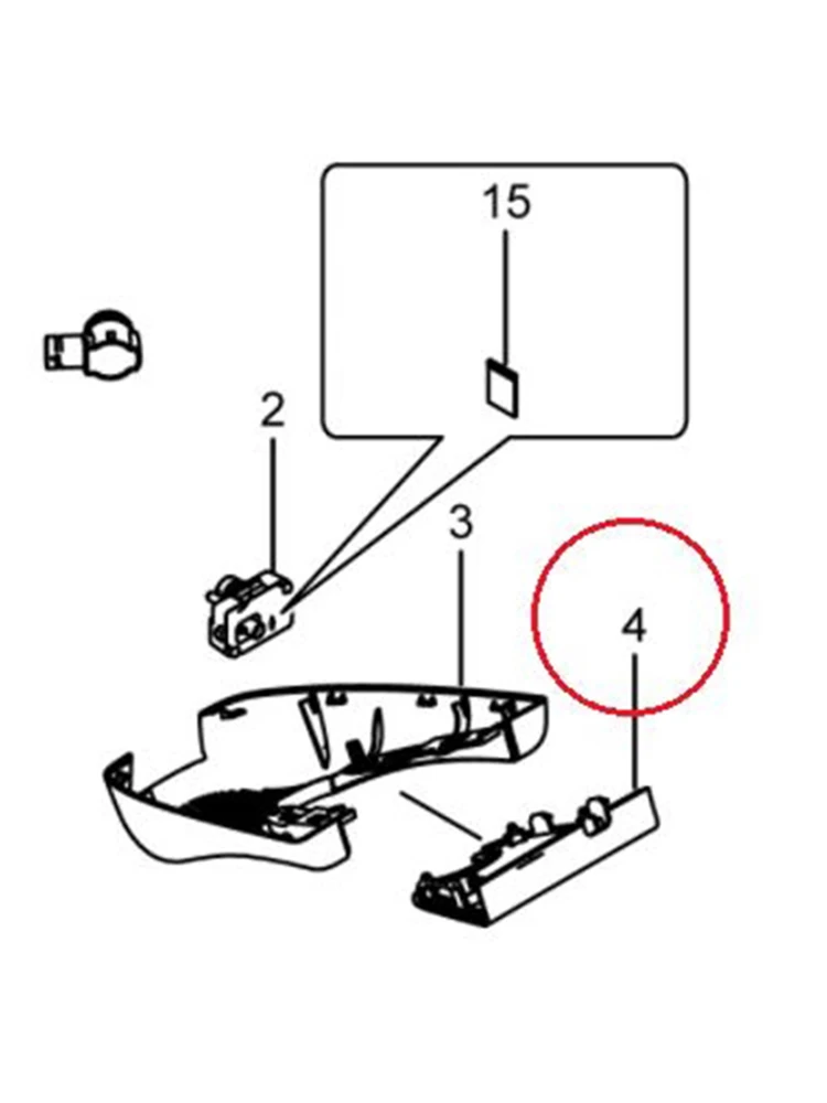 돌핀 대시캠 카메라 커버, BYD atto 3 Yuan Plus, 전면 카메라 커버,  액세서리