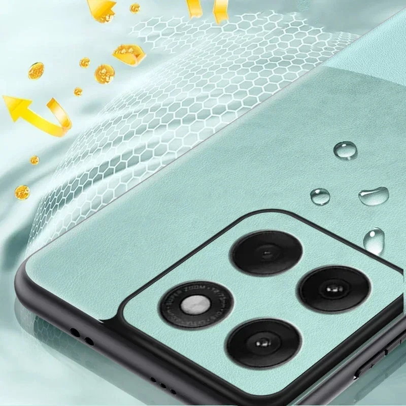 Luxury Leather Back Phone Case - Stylish and Durable Silicone Back Cover