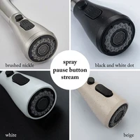 ก๊อกน้ําห้องครัว 304 สแตนเลสดึงออกอ่างล้างจาน Water TAP Deck ติดตั้ง Mixer Stream Sprayer หัวร้อนเย็นก๊อก 4