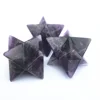 Natural Amethyst merkaba star Gemstone crystal Merkaba Stars 6