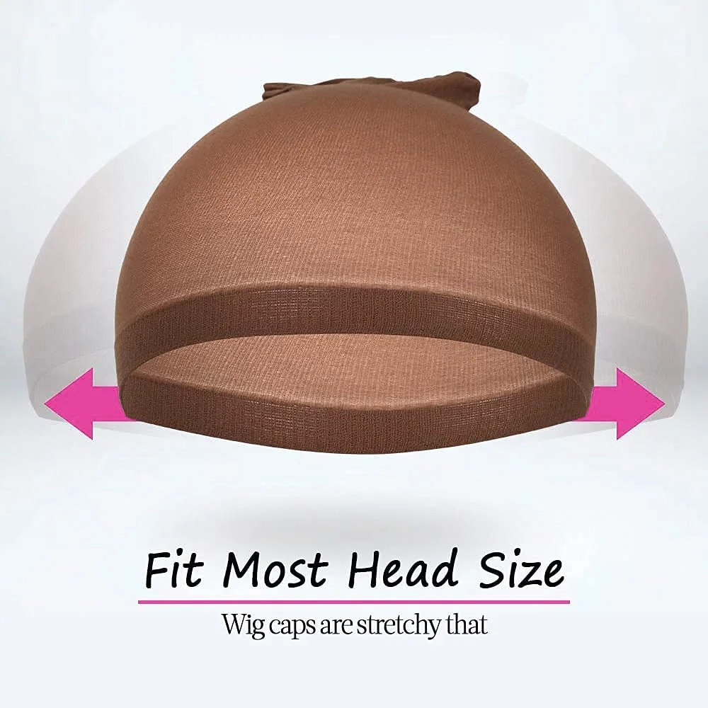 Headband For Fixed And Stretchy Nylon Wig Cap Lace Front Wig Stocking Caps for Wigs Elastic Mesh HD Cap Hairnets Hair Net