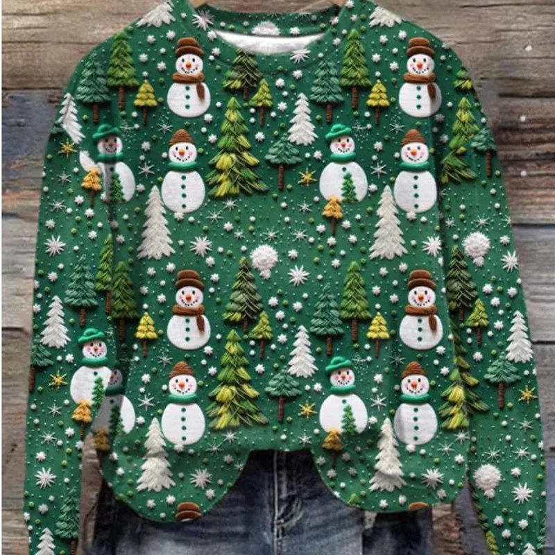 thumbnail image 1 of Sudadera con capucha con estampado 3D para mujer, estilo nuevo de otoño e invierno, ropa para adolescentes, 2024, 1 of 4