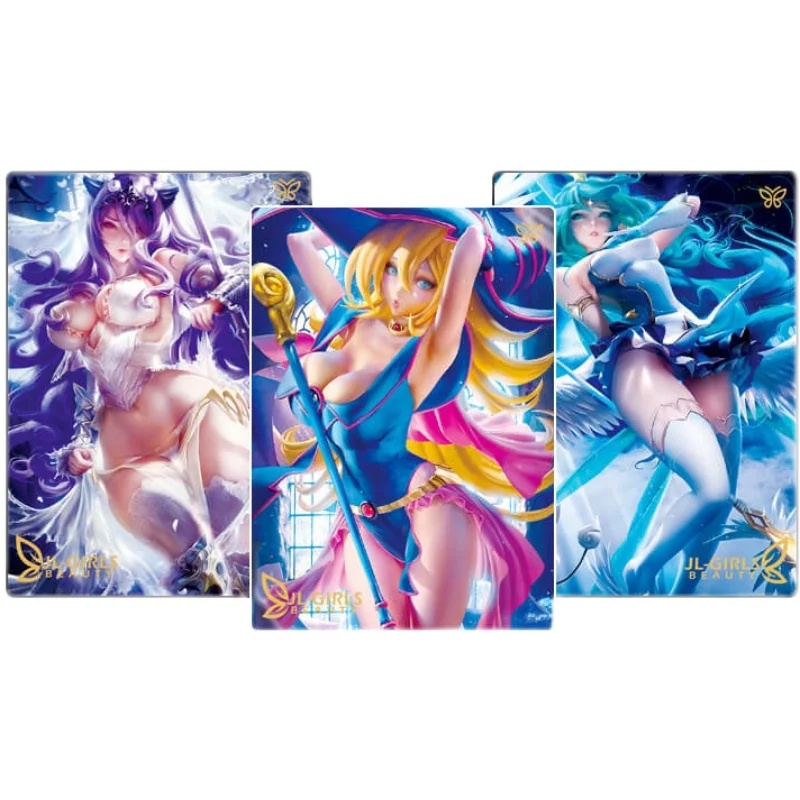 

10pcs/set ACG Sexy Girl Black Magician Girl Kanroji Mitsuri Soraka Animation Characters Anime Classics Game Collection Cards Toy