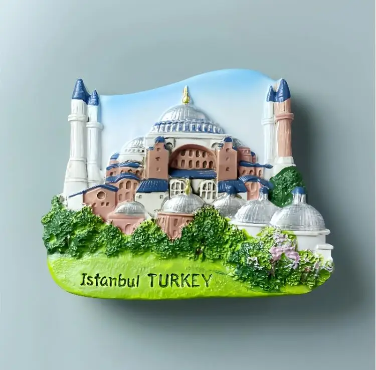Magnetic Fridge Magnets Magnetic Fridge Stickers Hagia Sophia Istanbul Turkey fridge magnet decoration creative personality paste