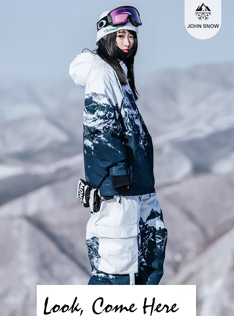 Mens Snowboard Clothes Men's Ski Suit Set Waterproof Snowboard