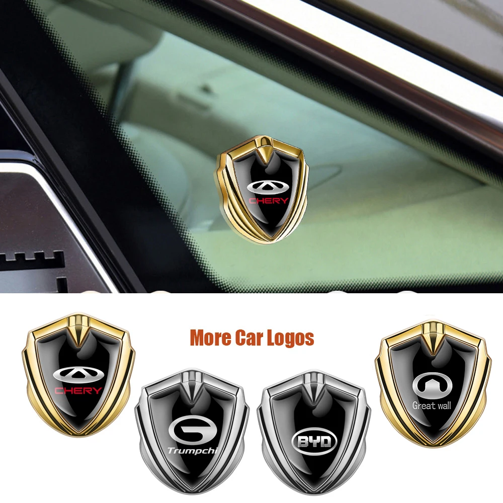 3D Shield Emblem Metal Badge Car Body Side Fender Posteriore Tronco Adesivo Per Ford Focus Mk4 Mk3 Mk2 Fiesta Mk7 Fusion Ranger Mustang