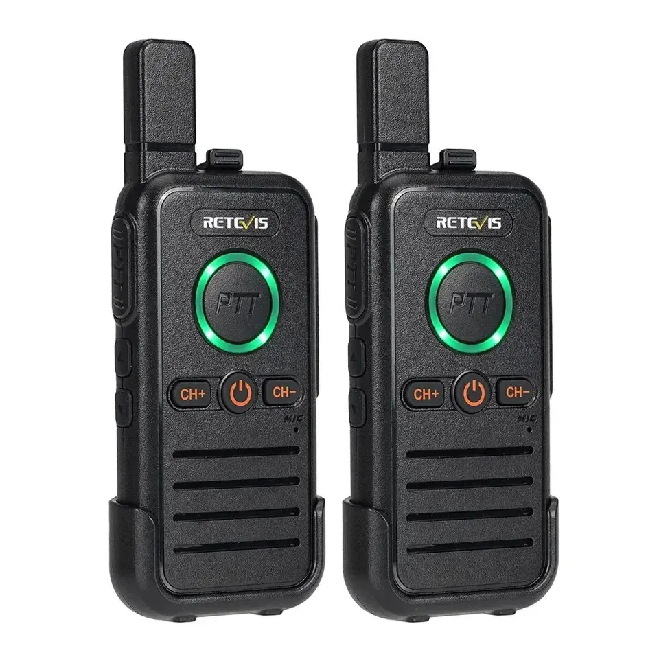 Walkie Talkie Dual Ptt Walkie-Talkie Professionale Portatile Pmr446 Radio Bidirezionale Vox Usb C Per Ristorante Dell'Hotel