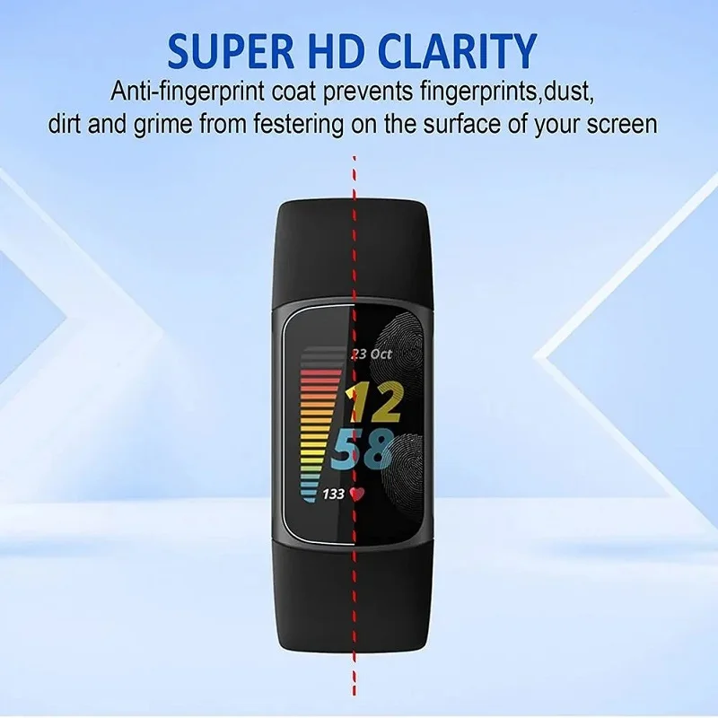 Film Hydrogel écran protecteurs pour Fitbit Charge 6 5 4 3 2 (non verre trempé) Fitbit Charge 6 5 4 3 2 protection écran protecteur feuille de Film