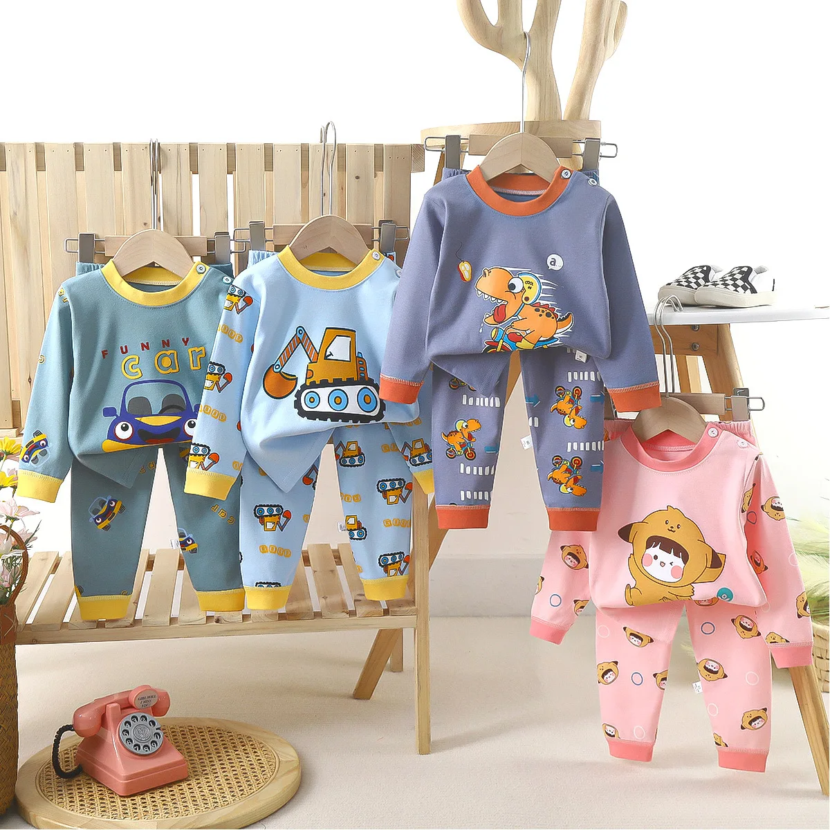 1pcs Children's Underwear Set Soft Cotton Pajamas children underwear suits