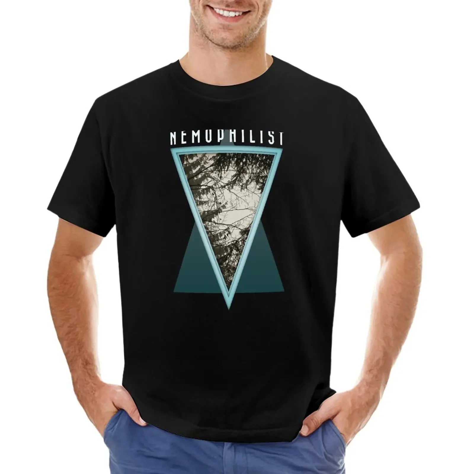 

Nemophilist 001 T-shirt anime customs sublime T-shirts for men cotton