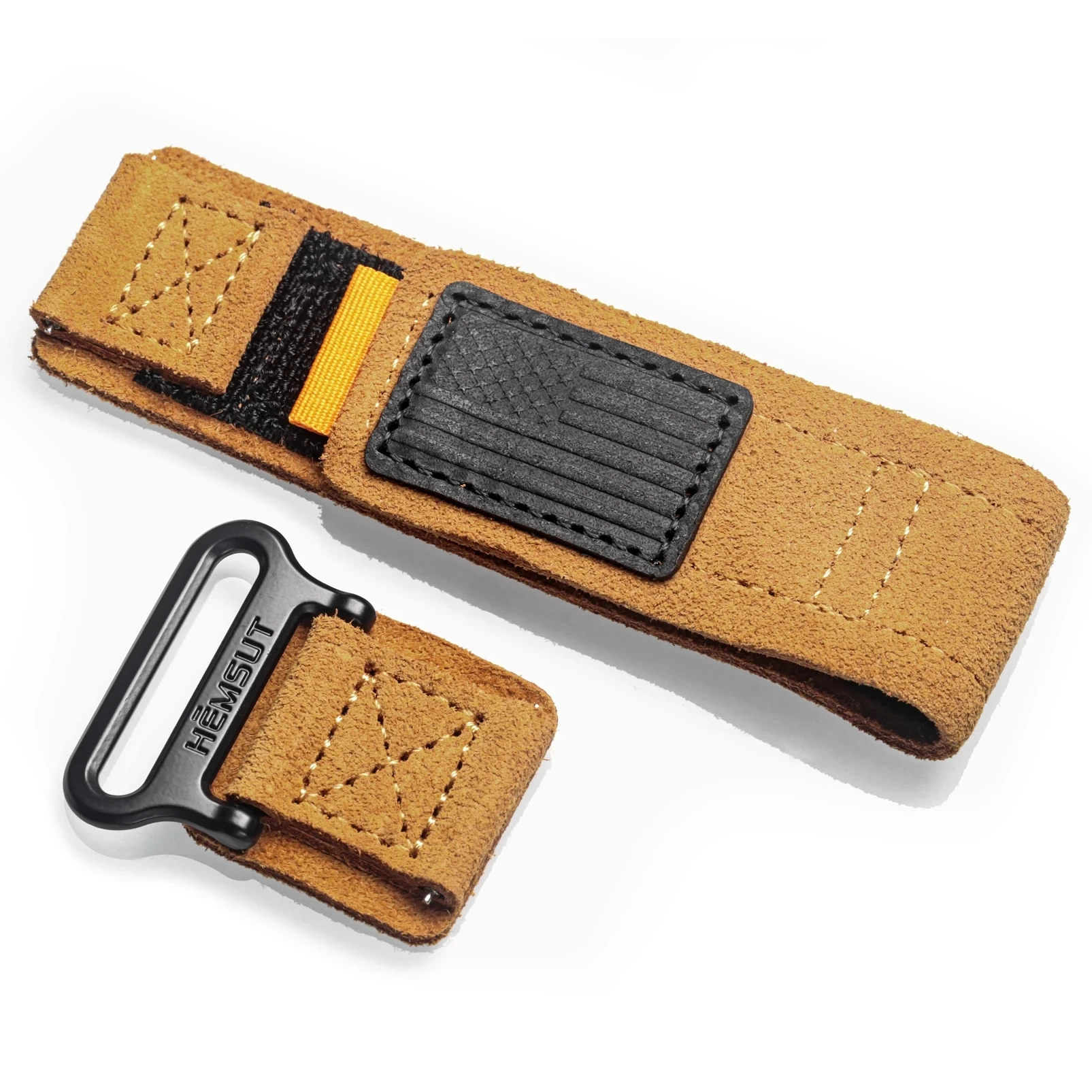 

Hemsut Suede Leather Watch Straps Vintage Quick Release Handmade Italian Leather Bands Black Whisky Brown Grey Option 20mm 22mm