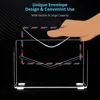 1Pc Acrylic Desk Organizer Desktop Letter Sorter Mail Tray File Organiser Office Home Bookends Book Holder Storage Rack 6