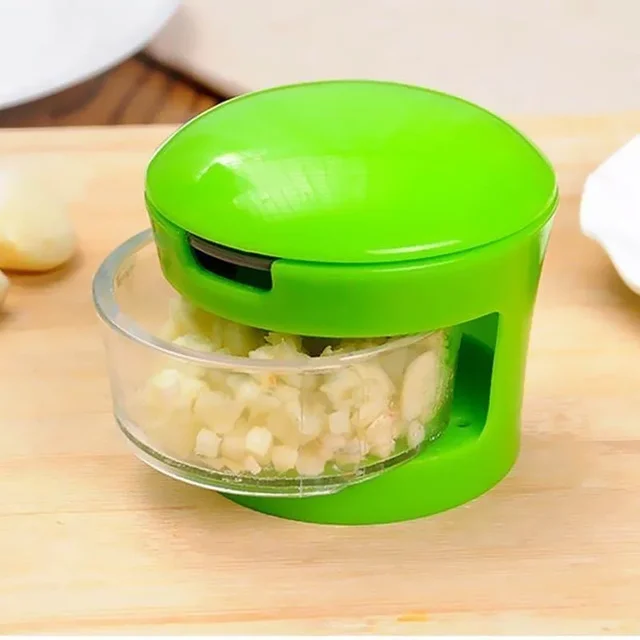 Multi-functionGarlic Press Stainless Steel Garlics Cutting Cooking Vegetables Tools GarlicChopper Home Kitchen Gadgets Accessory 2