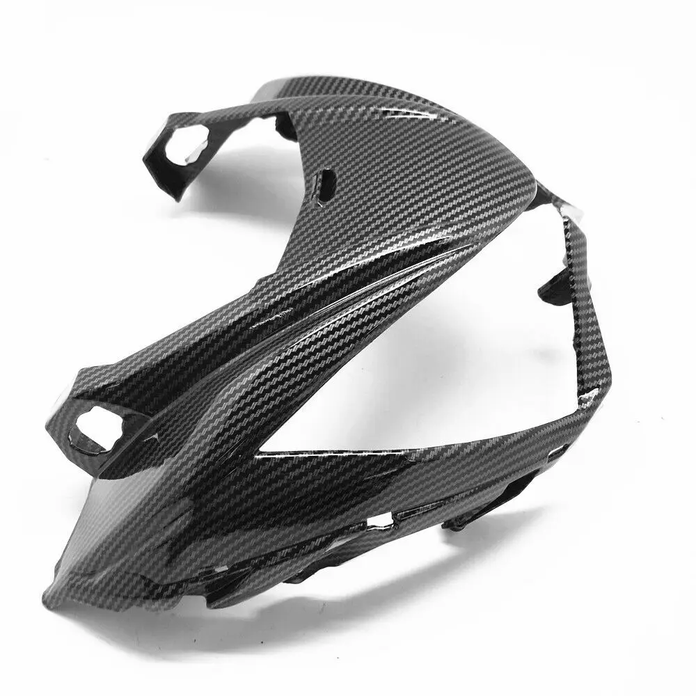 

Upper Front Nose Headlight Fairing Carbon Fiber For Kawasaki Z250 Z300 2013 2014 2015 2016 2017