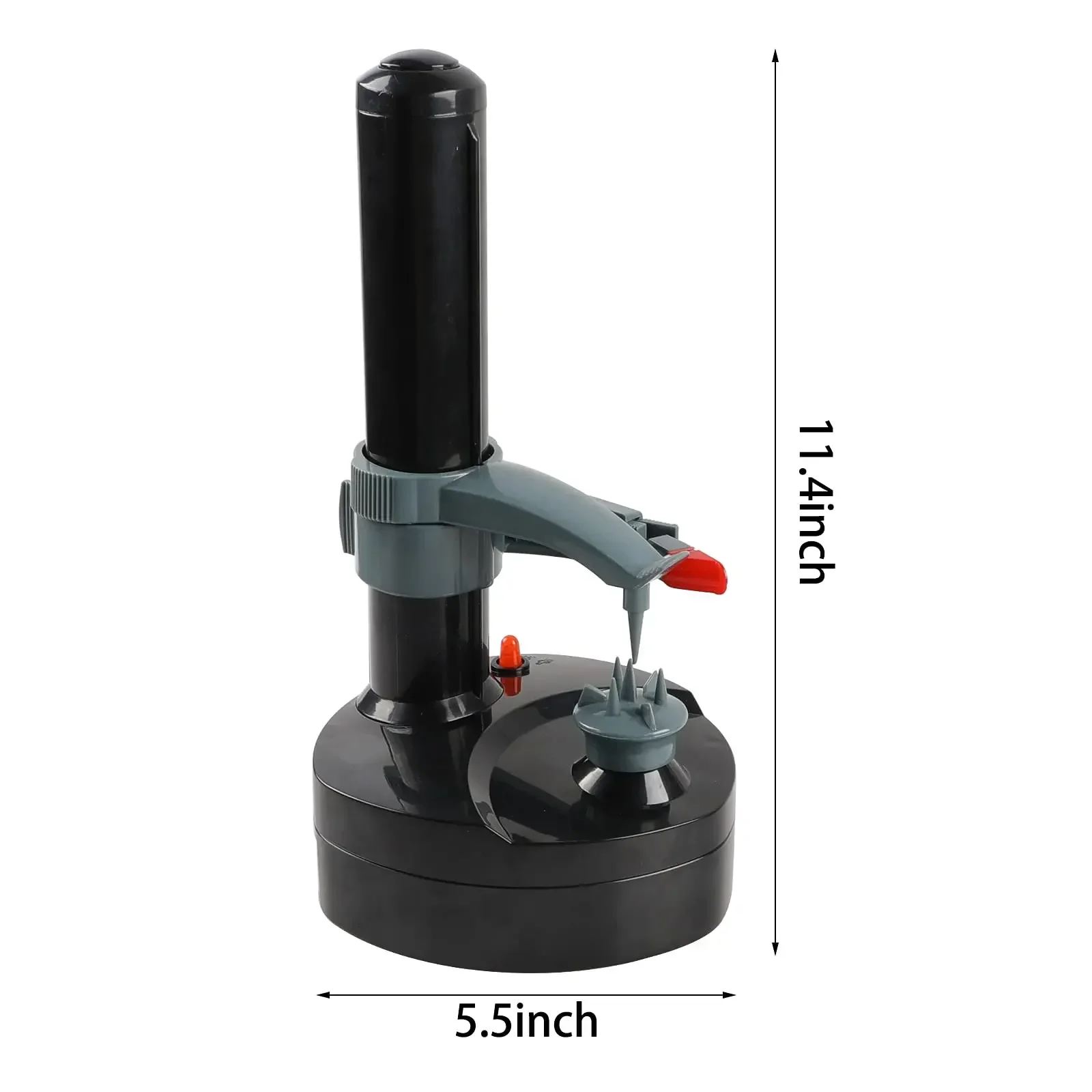 Electric Potato Peeler with 1 Replacement Blades Stainless Steel Automatic Rotating Fruits Fruit Peeler Apple Paring Machine 6