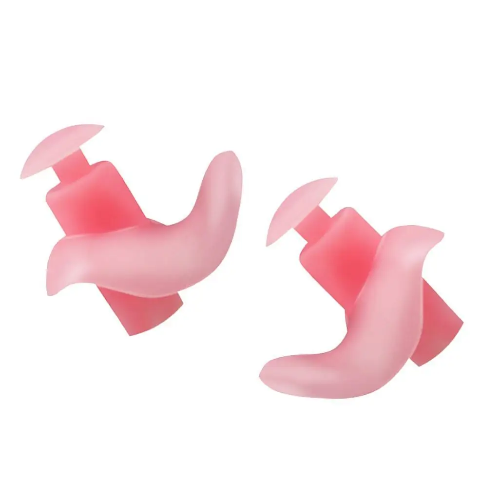 

2/3/5 Swimming Ear Plug Silicone Ears Plugs Earplugs for Hearing Protection Pink